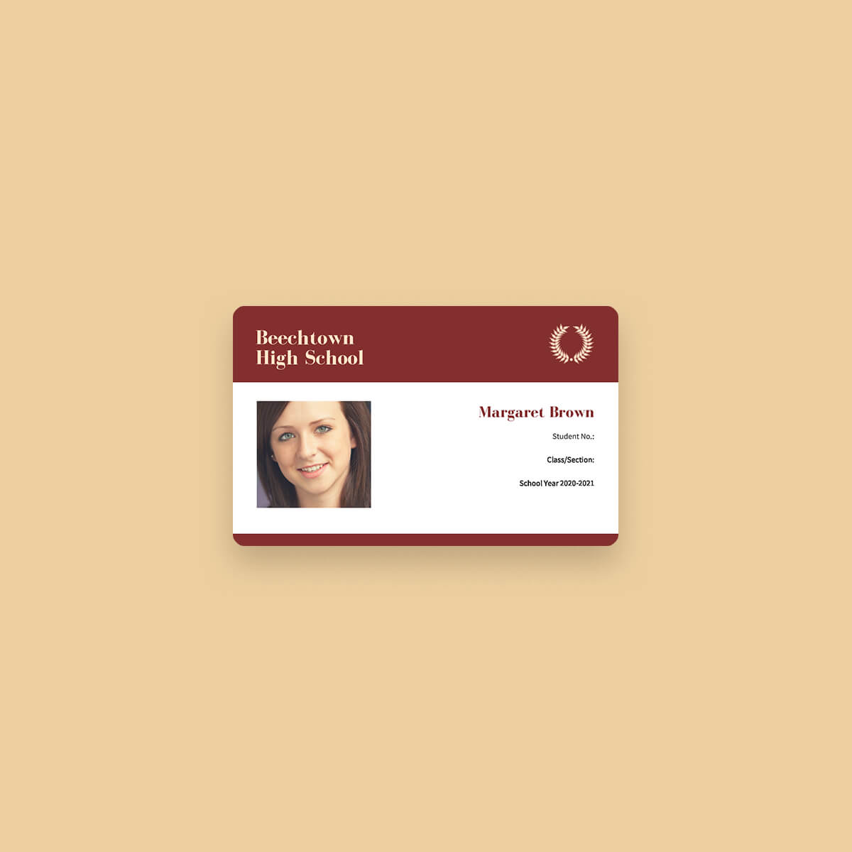 Free Online Id Maker: Design A Custom Id In Canva With High School Id Card Template