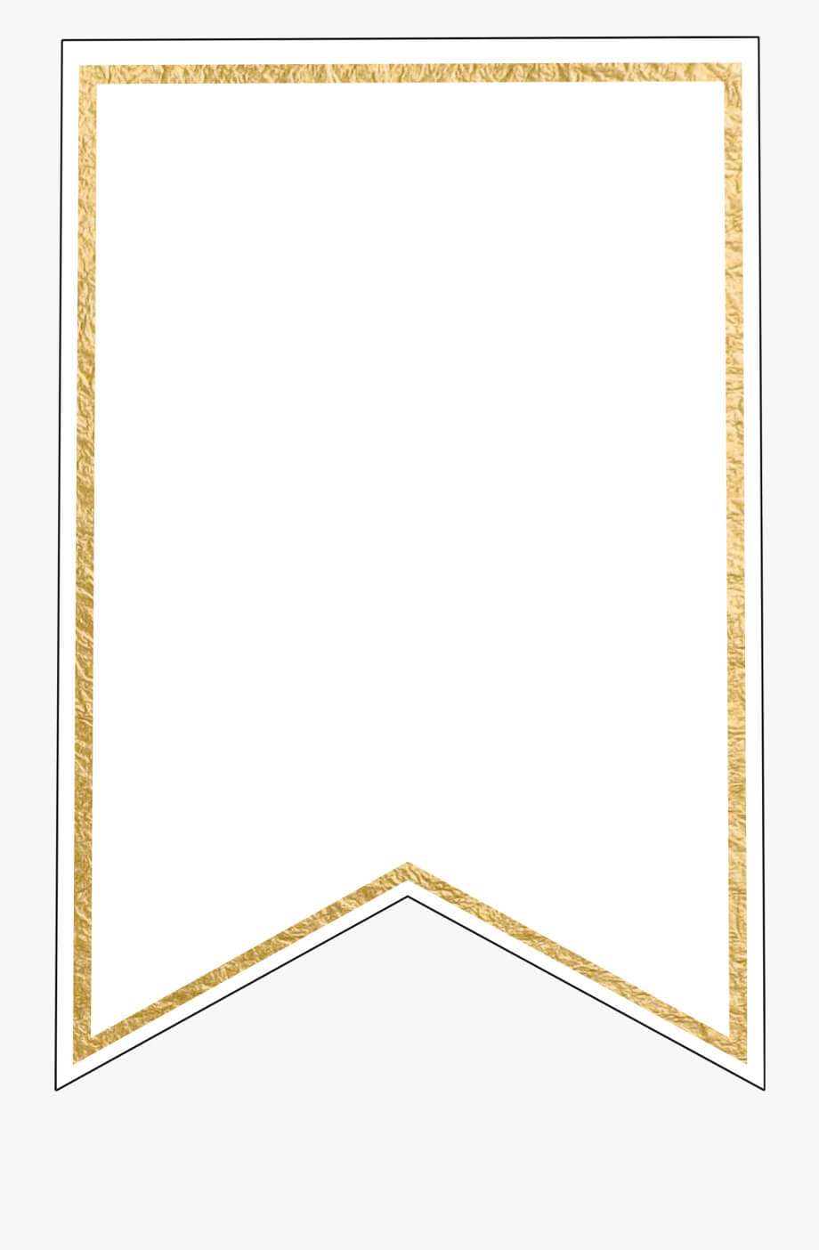 Free Pennant Banner Template, Download Free Clip Art, – Gold For Free Printable Pennant Banner Template