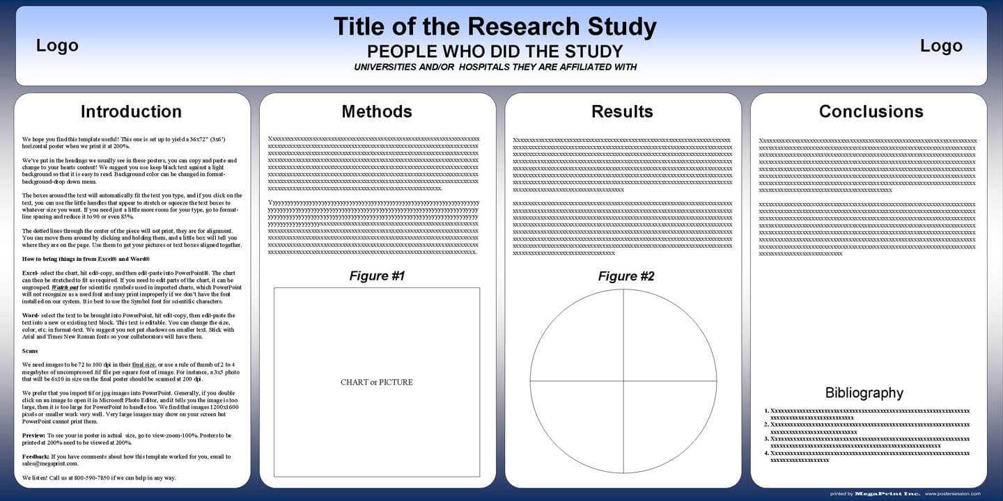 Free Powerpoint Scientific Research Poster Templates For Regarding Powerpoint Academic Poster Template