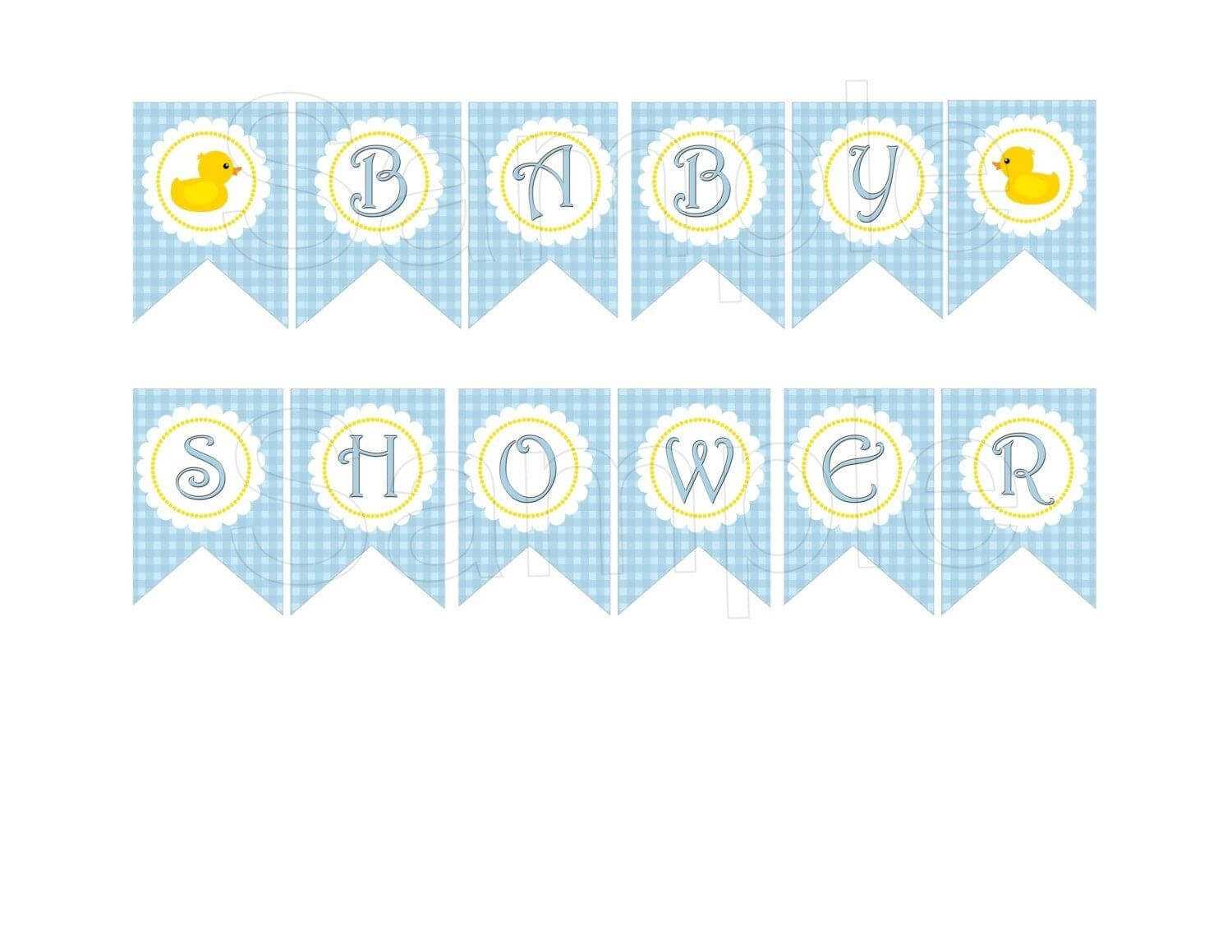 Free Printable Baby Shower Banner Templates | Website Templates Inside Baby Shower Banner Template