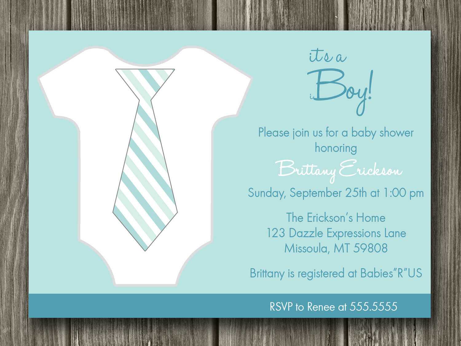 Free Printable Baby Shower Invitation — Metal Decorations Within Free Baby Shower Invitation Templates Microsoft Word