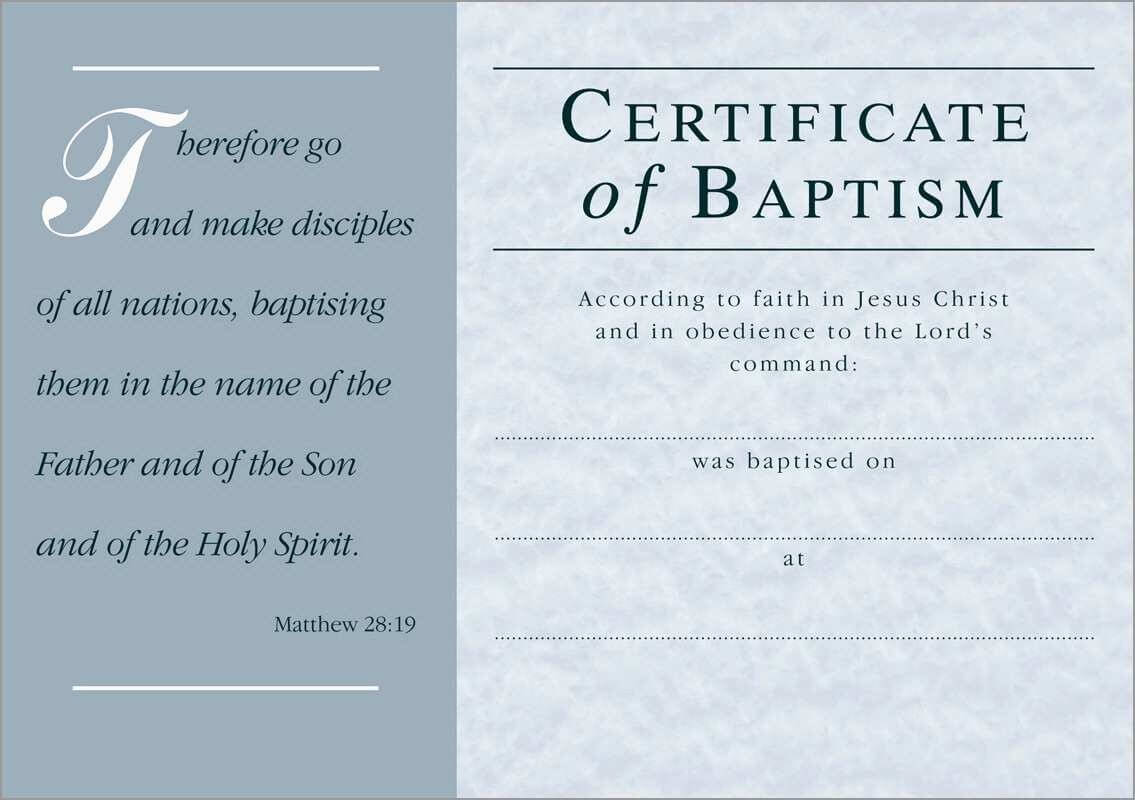 Free Printable Baptism Certificate | Free Printable With Regard To Baptism Certificate Template Word
