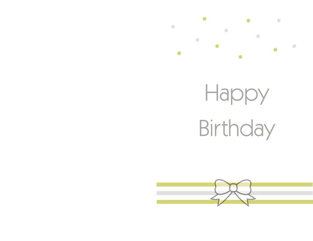 Free Printable Birthday Cards Ideas – Greeting Card Template In Free Templates For Cards Print