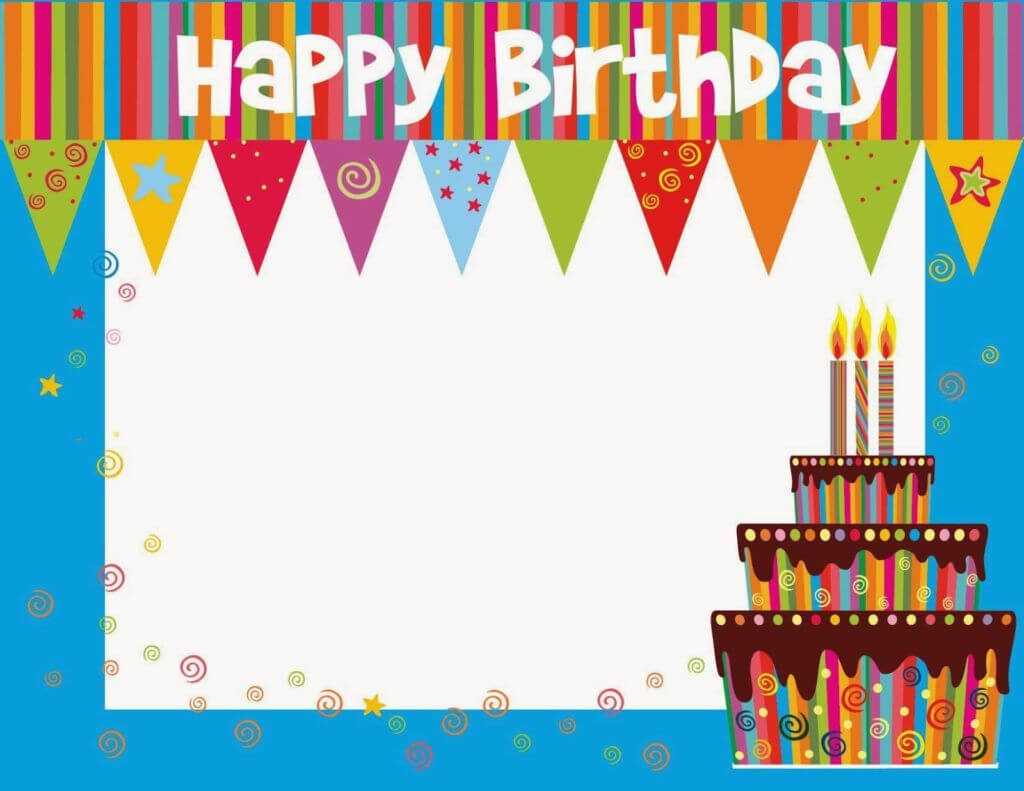 Free Printable Birthday Cards Ideas – Greeting Card Template Pertaining To Free Printable Blank Greeting Card Templates