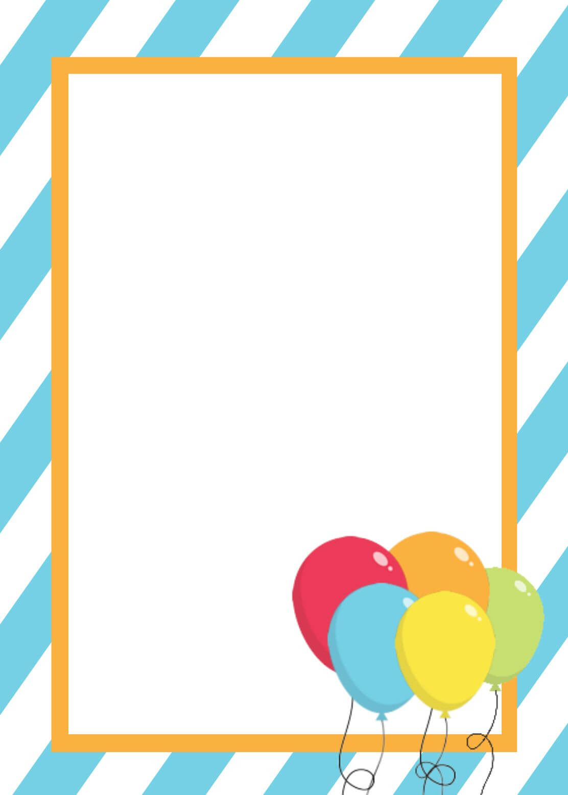 Free Printable Birthday Invitation Templates | Birthday Regarding Free Blank Greeting Card Templates For Word