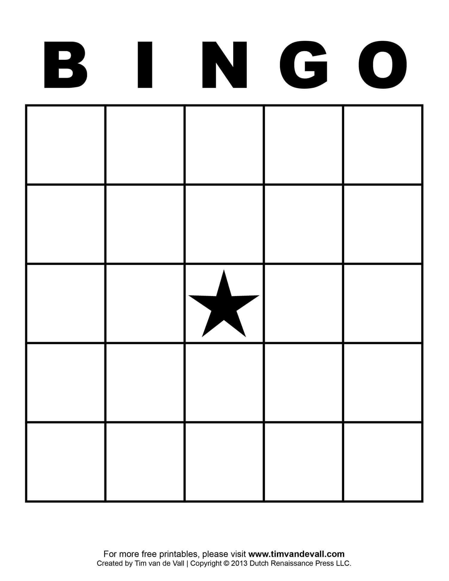 Free Printable Blank Bingo Cards Template 4 X 4 | Classroom In Blank Bingo Template Pdf