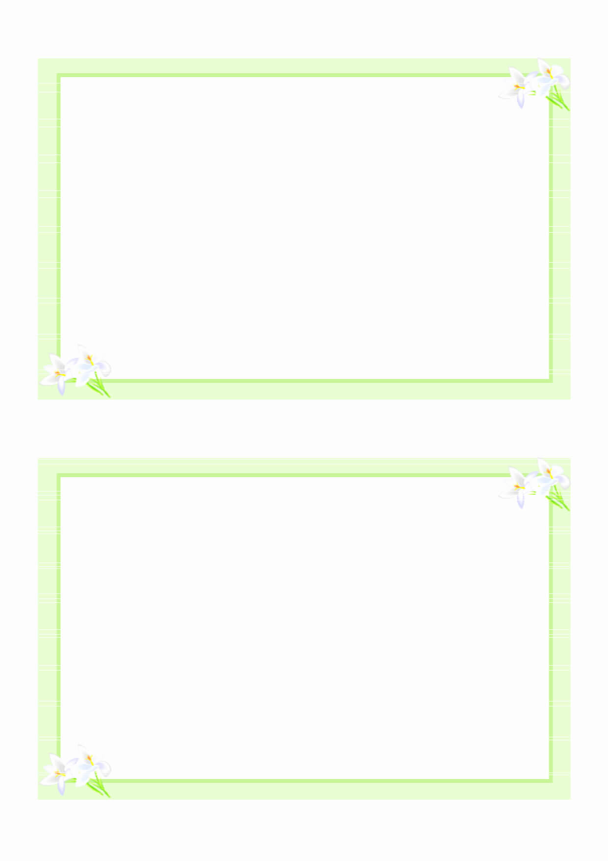 Free Printable Card Templates And 8 Best Of Printable Blank Intended For Free Pledge Card Template