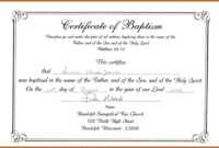 Free Printable Certificate Of Baptism | Mult-Igry intended for Baptism Certificate Template Word