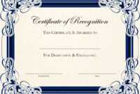Free Printable Certificate Templates For Teachers intended for Template For Certificate Of Award