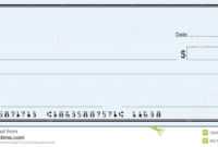 Free Printable Checks Template | Printable Checks, Blank for Large Blank Cheque Template