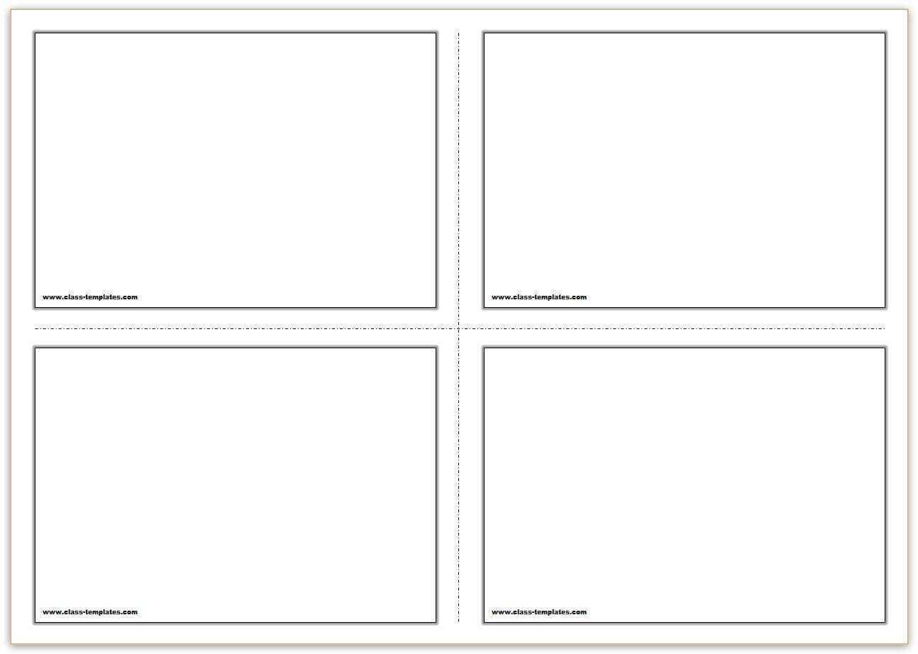 Free Printable Flash Cards Template Throughout Free Printable Blank Flash Cards Template