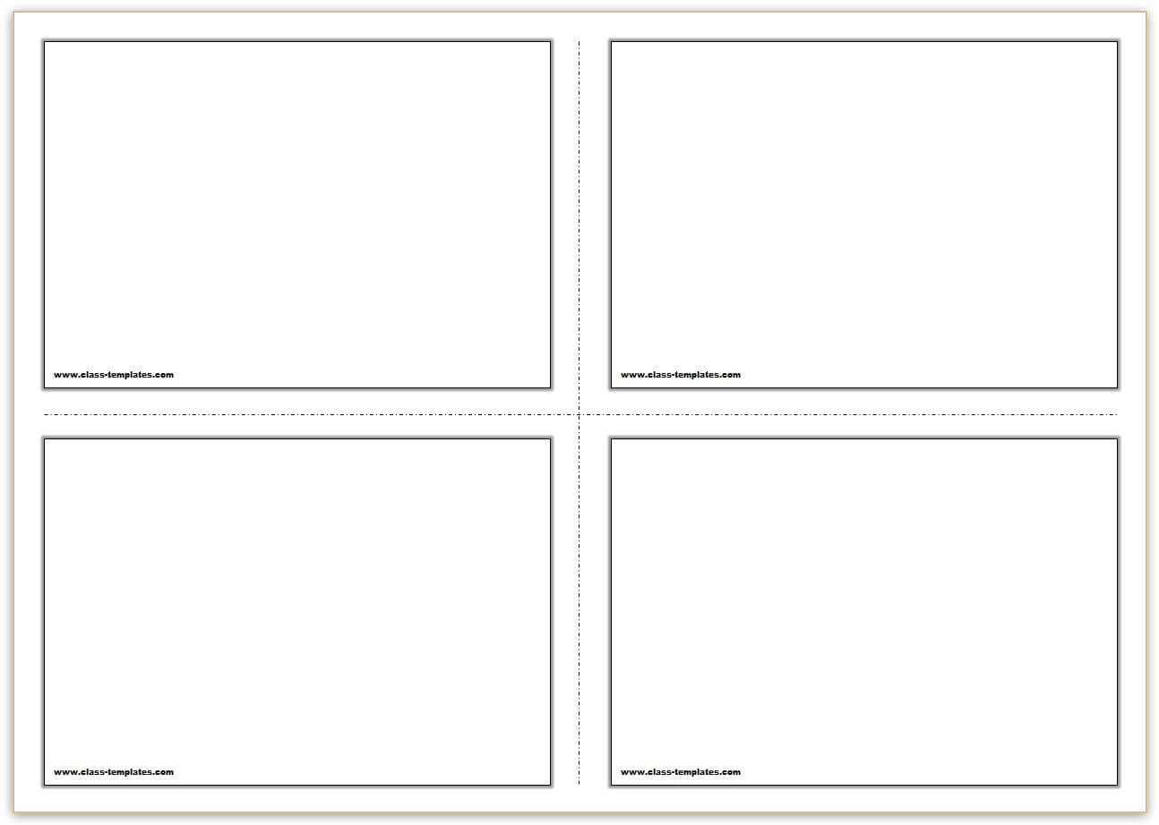 Free Printable Flash Cards Template Throughout Word Cue Card Template