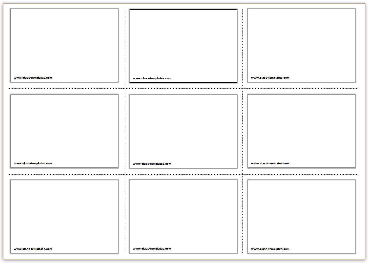 Free Printable Flash Cards Template With Regard To Word Cue Card Template
