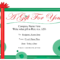 Free Printable Gift Certificate Template | Free Christmas with Christmas Gift Certificate Template Free Download