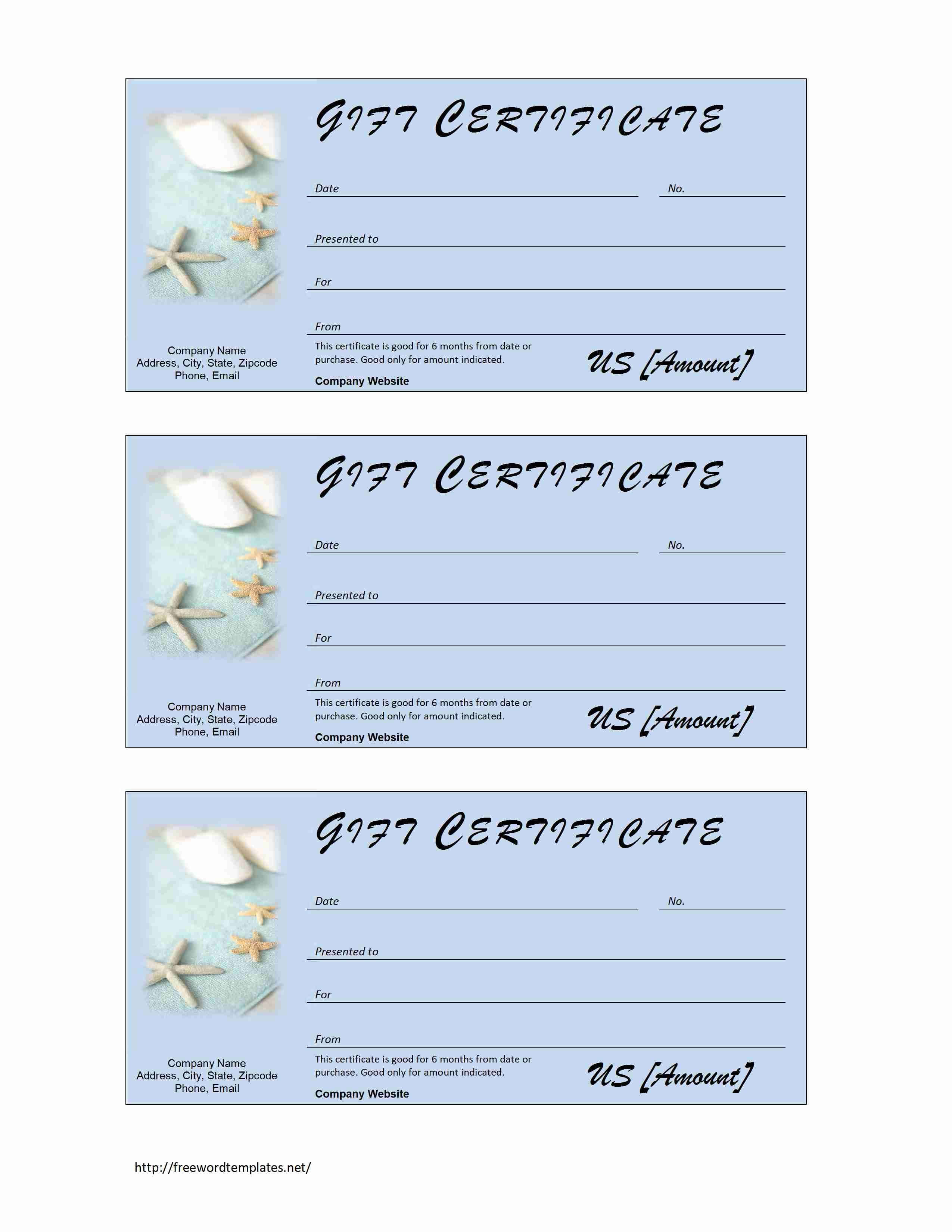 Free Printable Gift Certificates For Photography Business With Massage Gift Certificate Template Free Printable