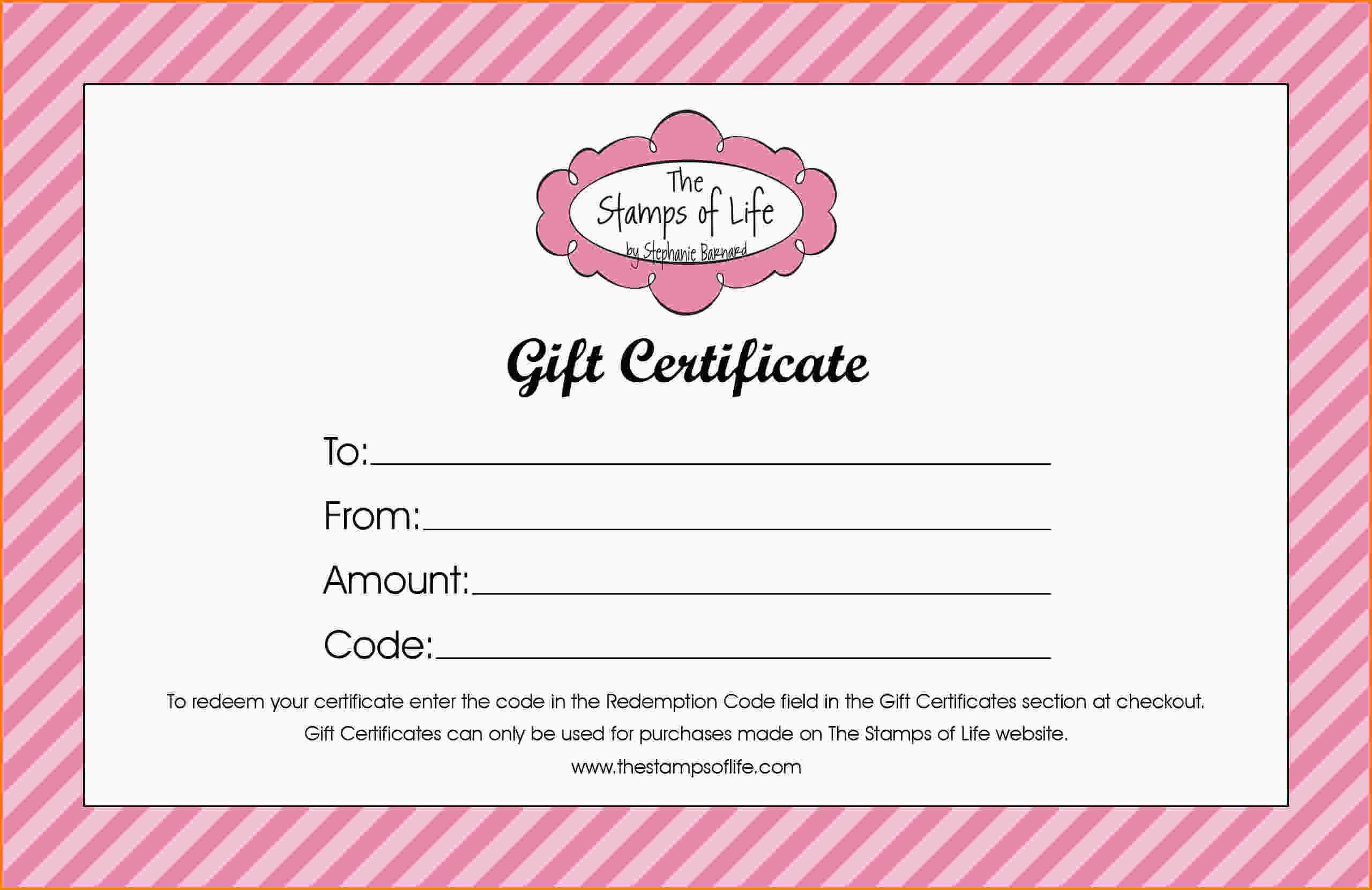 Free Printable Gift Certificates Online For Birthday Inside Free Photography Gift Certificate Template