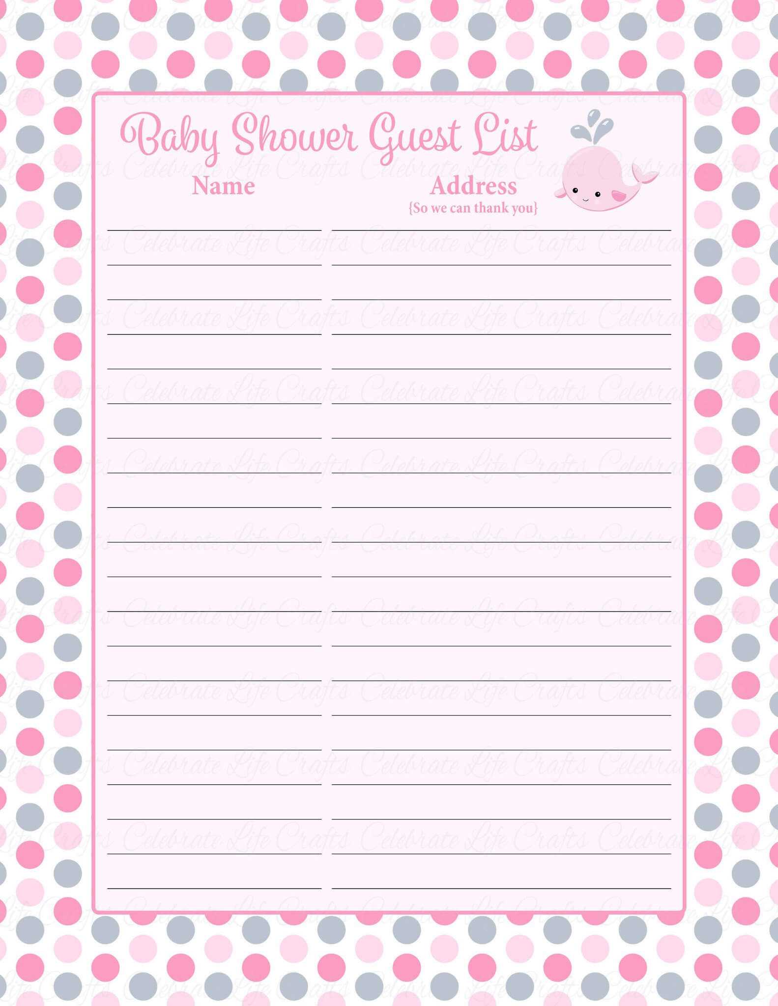 Free Printable Guest List Template Christmas Card Templates Intended For Christmas Card List Template