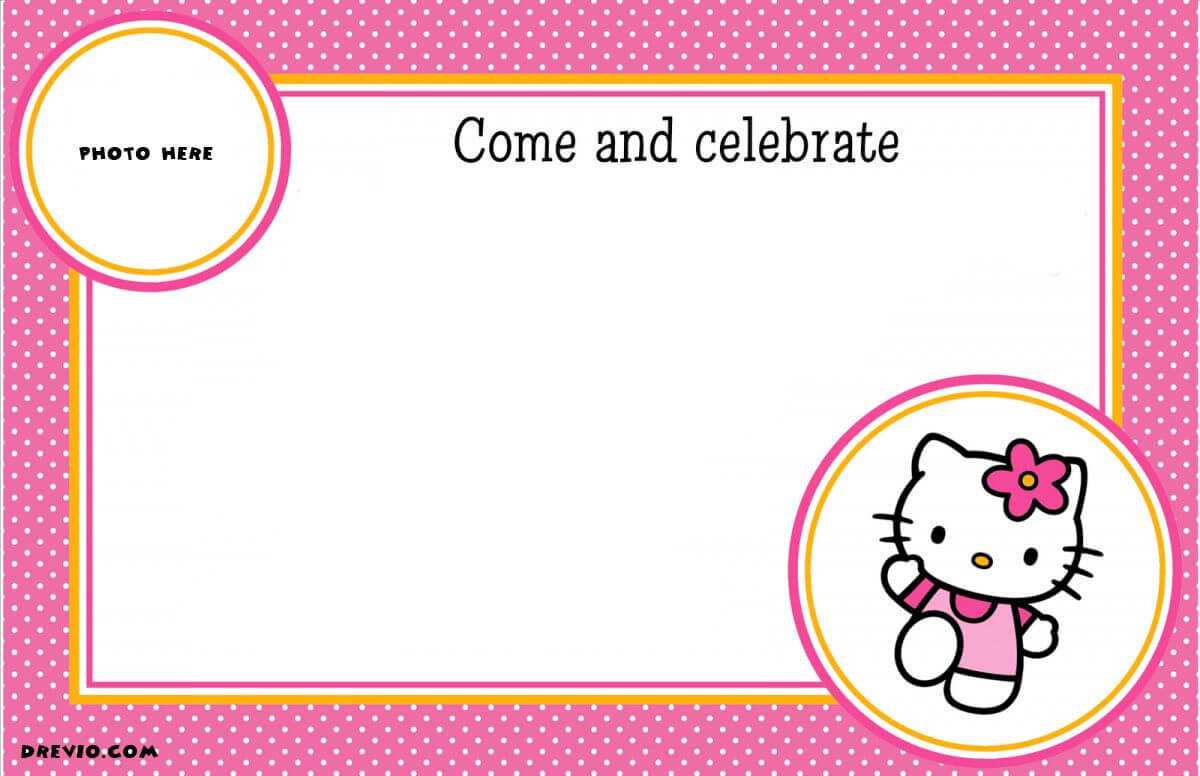 Free Printable Hello Kitty Birthday Party Invitations With Regard To Hello Kitty Birthday Card Template Free