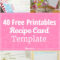 Free Printable Index Cards 4X6 | Mult-Igry with regard to 4X6 Photo Card Template Free