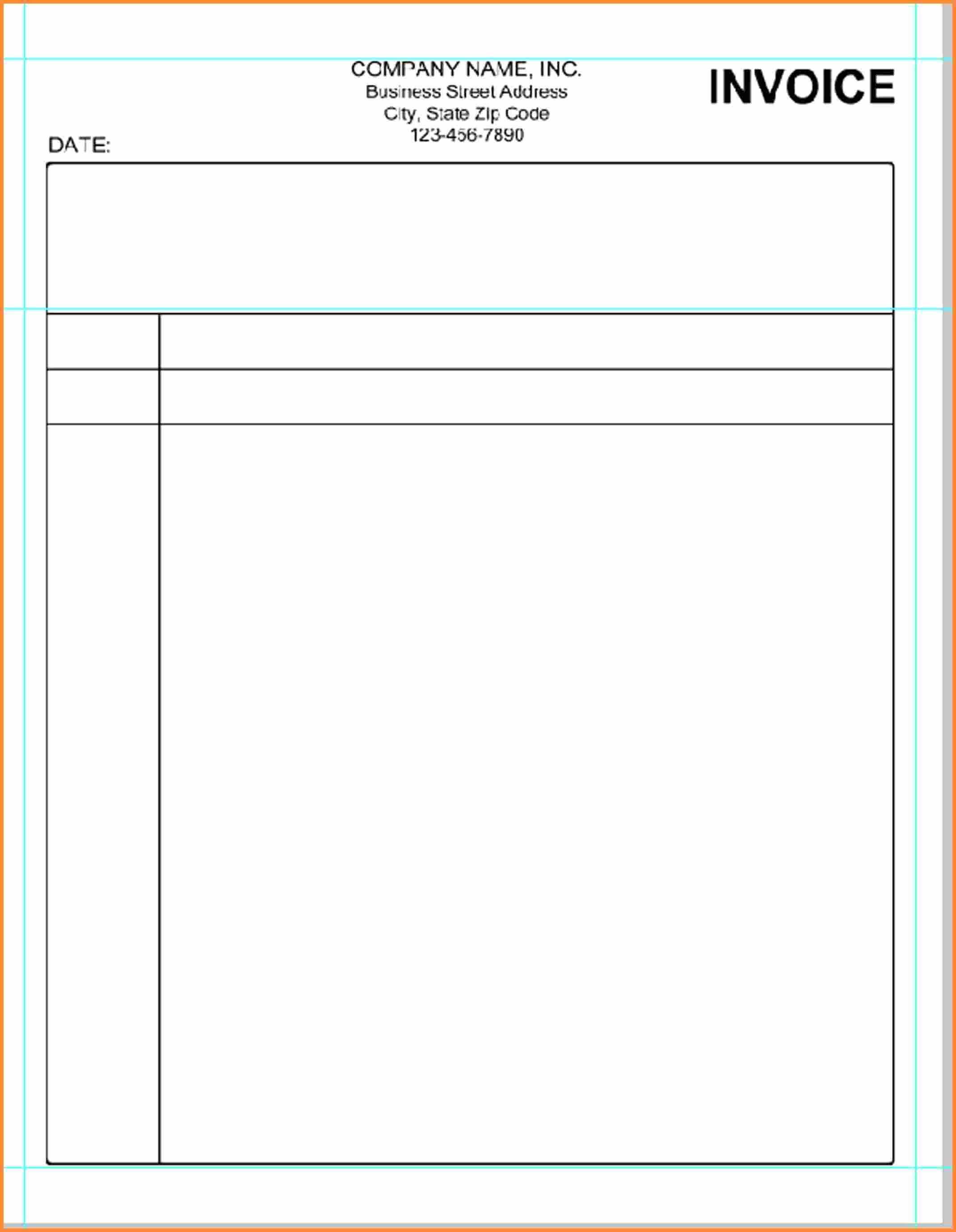 Free Printable Invoice Templates Template Microsoft Word Inside Blank Html Templates Free Download