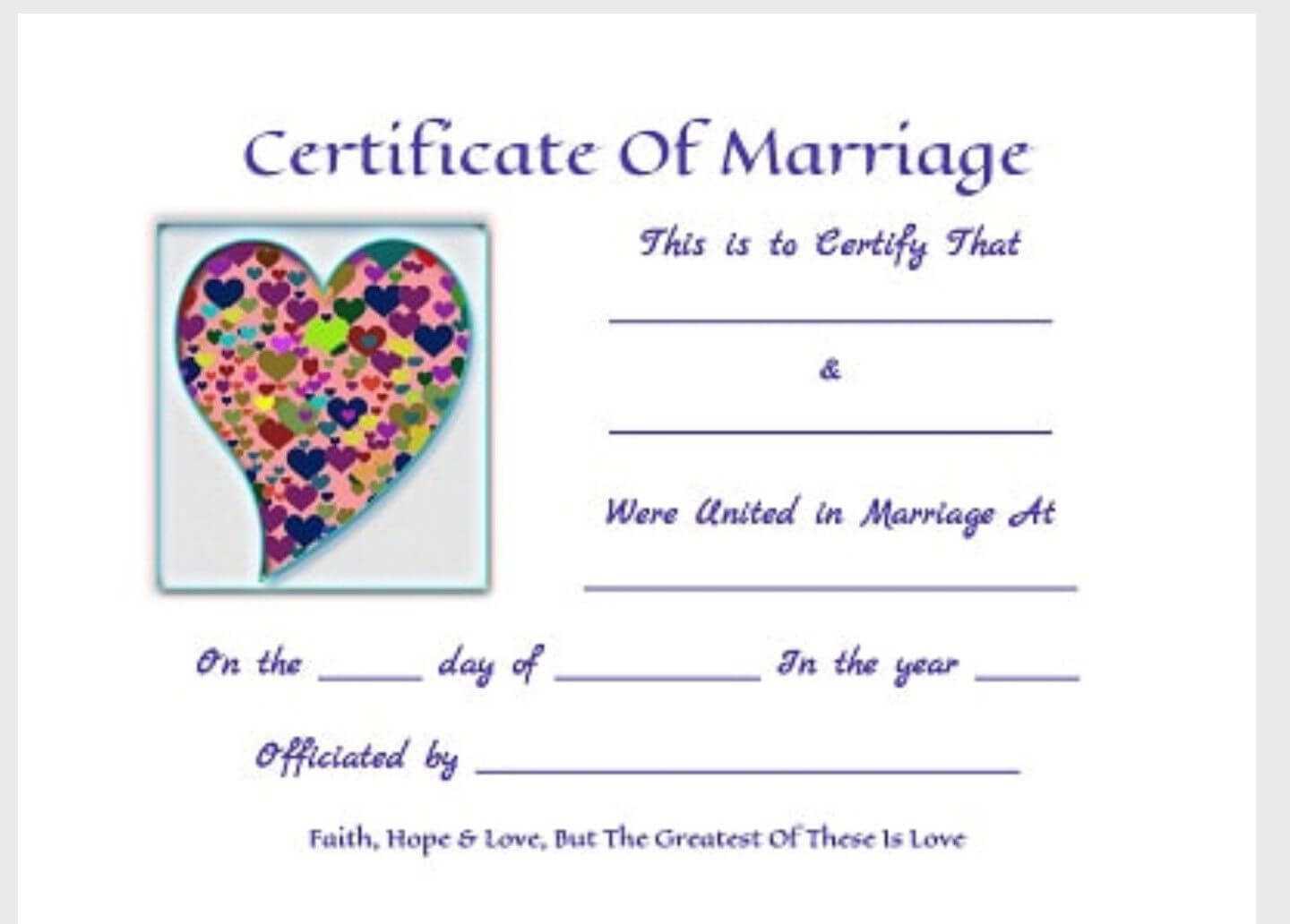 Free Printable Keepsakemarriage Certificates Www.thisjoyous Throughout Love Certificate Templates