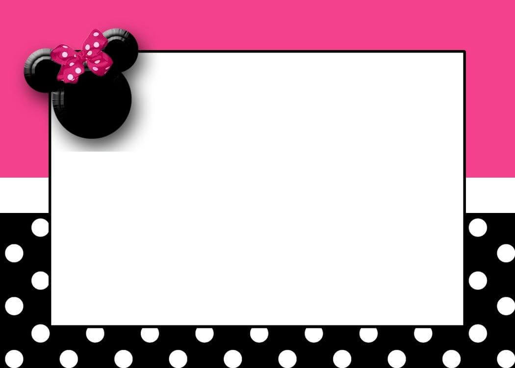 Free Printable Mickey Mouse Birthday Cards | Luxury In Minnie Mouse Card Templates