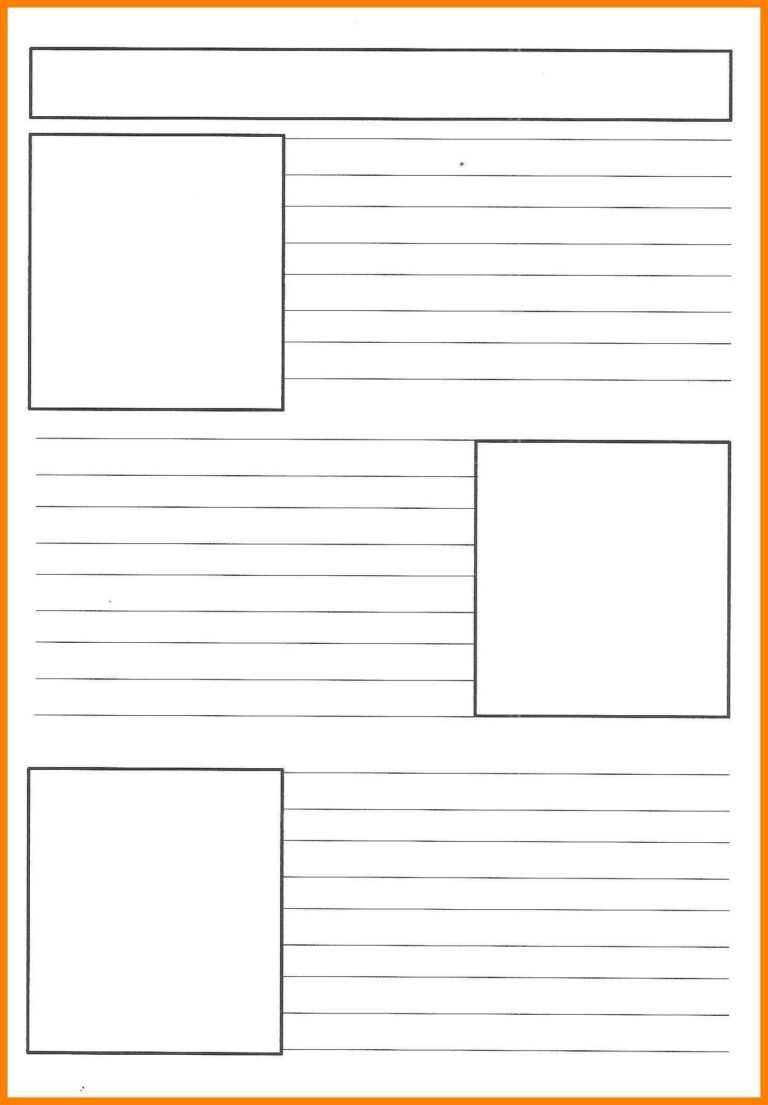 Blank Newspaper Template For Word