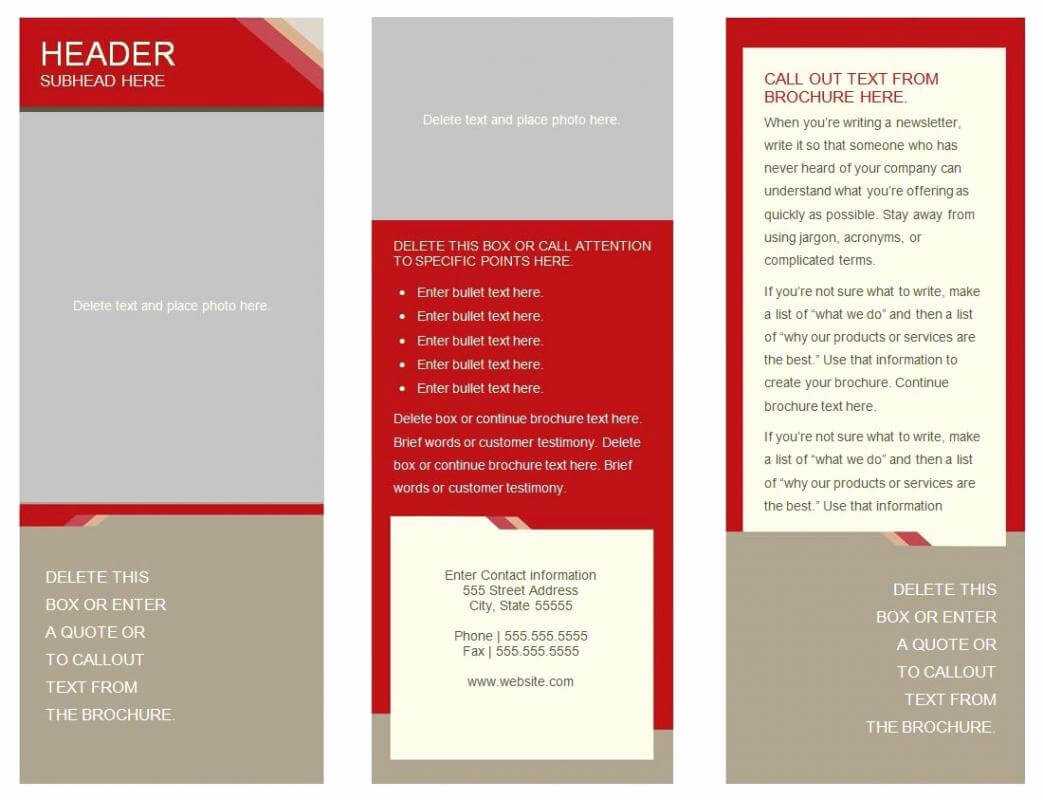 Free Printable Pamphlet Template And 6 Panel Brochure With 6 Panel Brochure Template