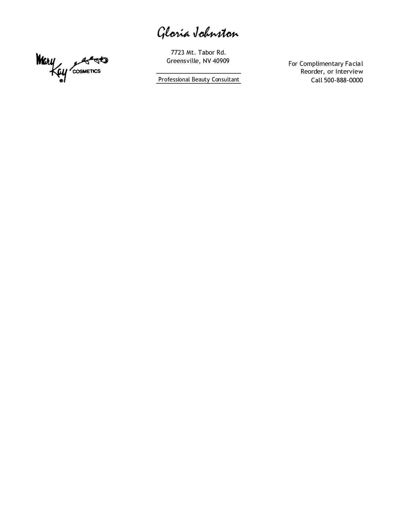 Free Printable Personal Letterhead Templates | Free Inside Word Stationery Template Free