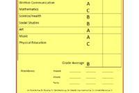 Free Printable Report Templates throughout School Report Template Free