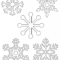 Free Printable Snowflake Templates – Large &amp; Small Stencil in Blank Snowflake Template