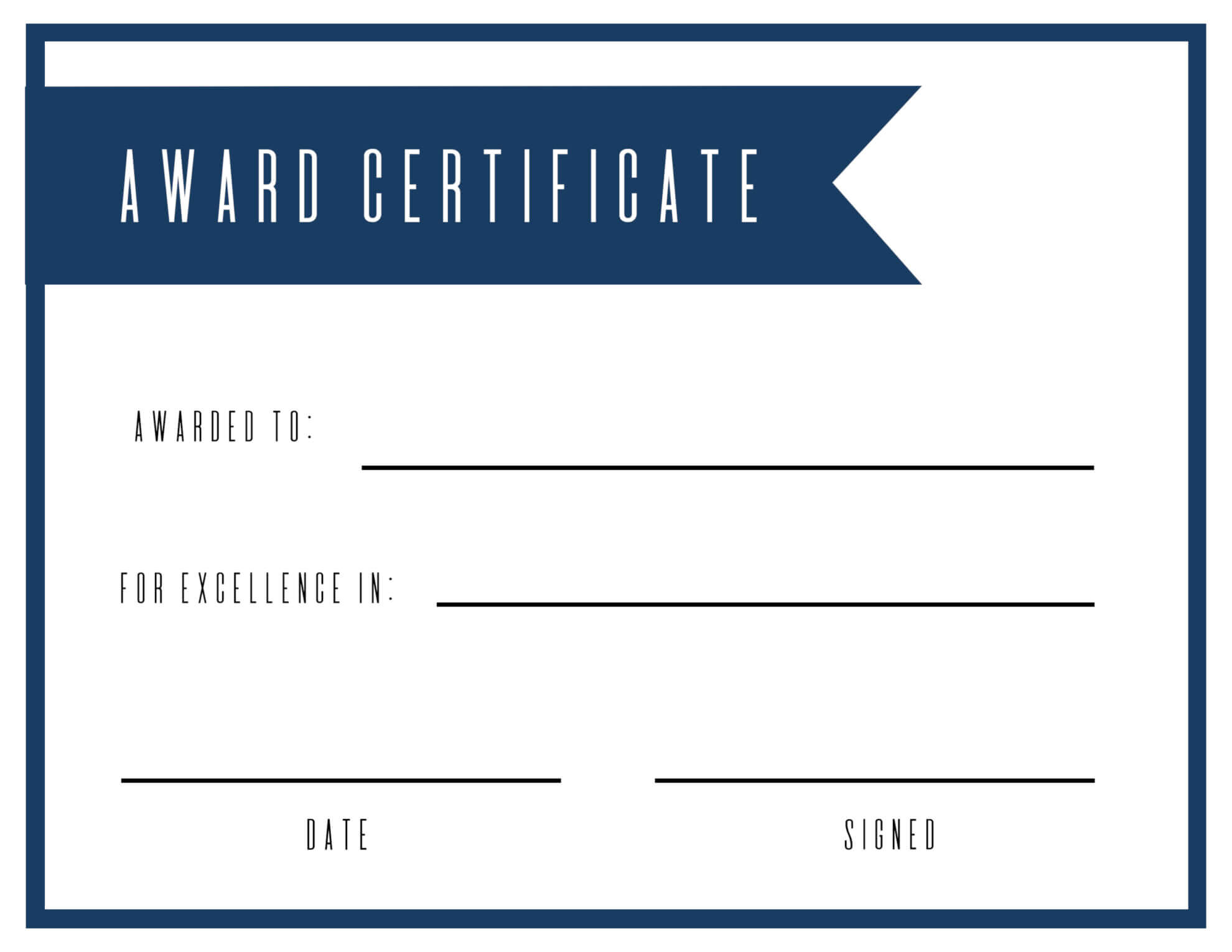 Free Printable Soccer Certificate Templates Awards Within Sample Award Certificates Templates