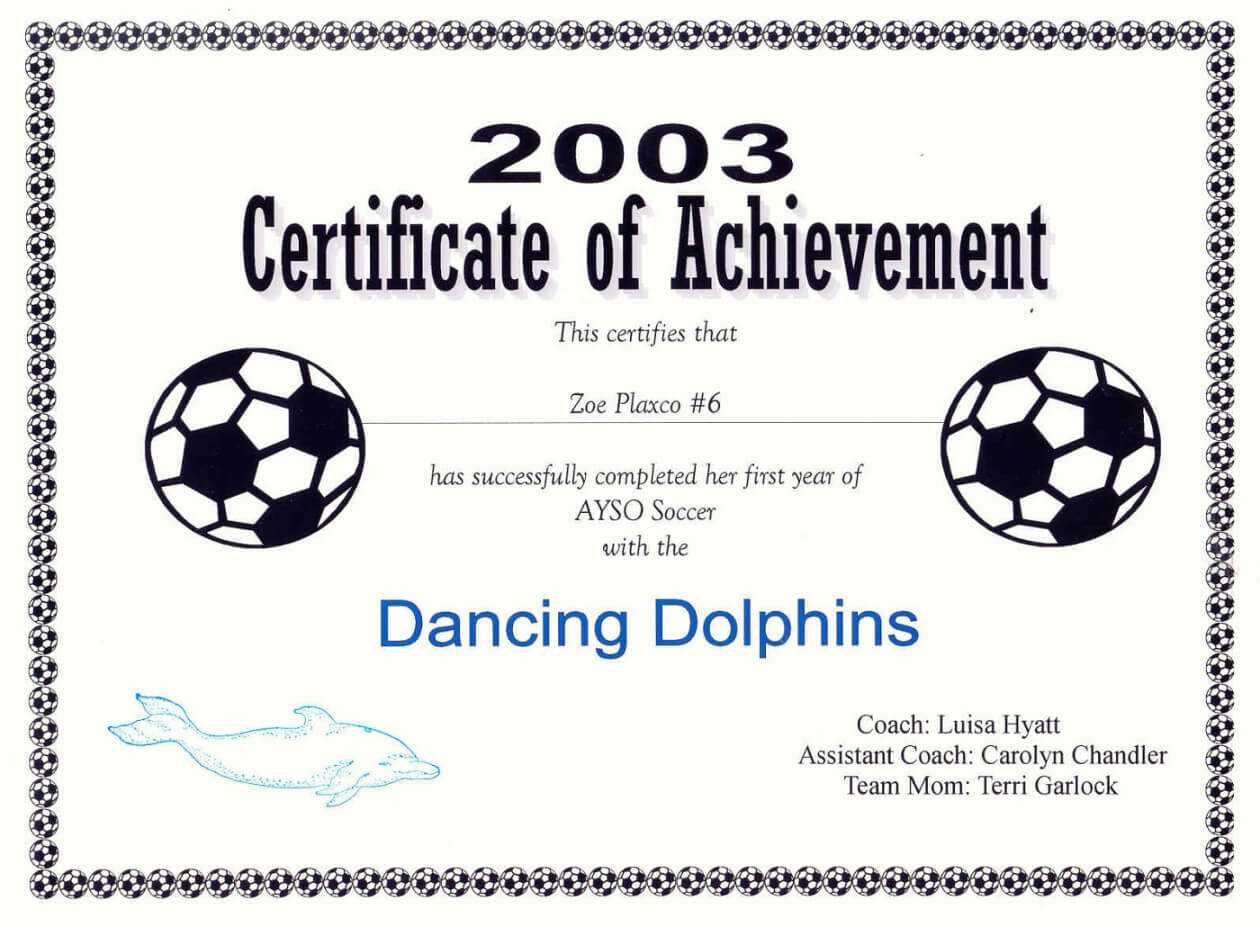 Free Printable Soccer Certificate Templates Editable Kiddo With Regard To Soccer Certificate Templates For Word