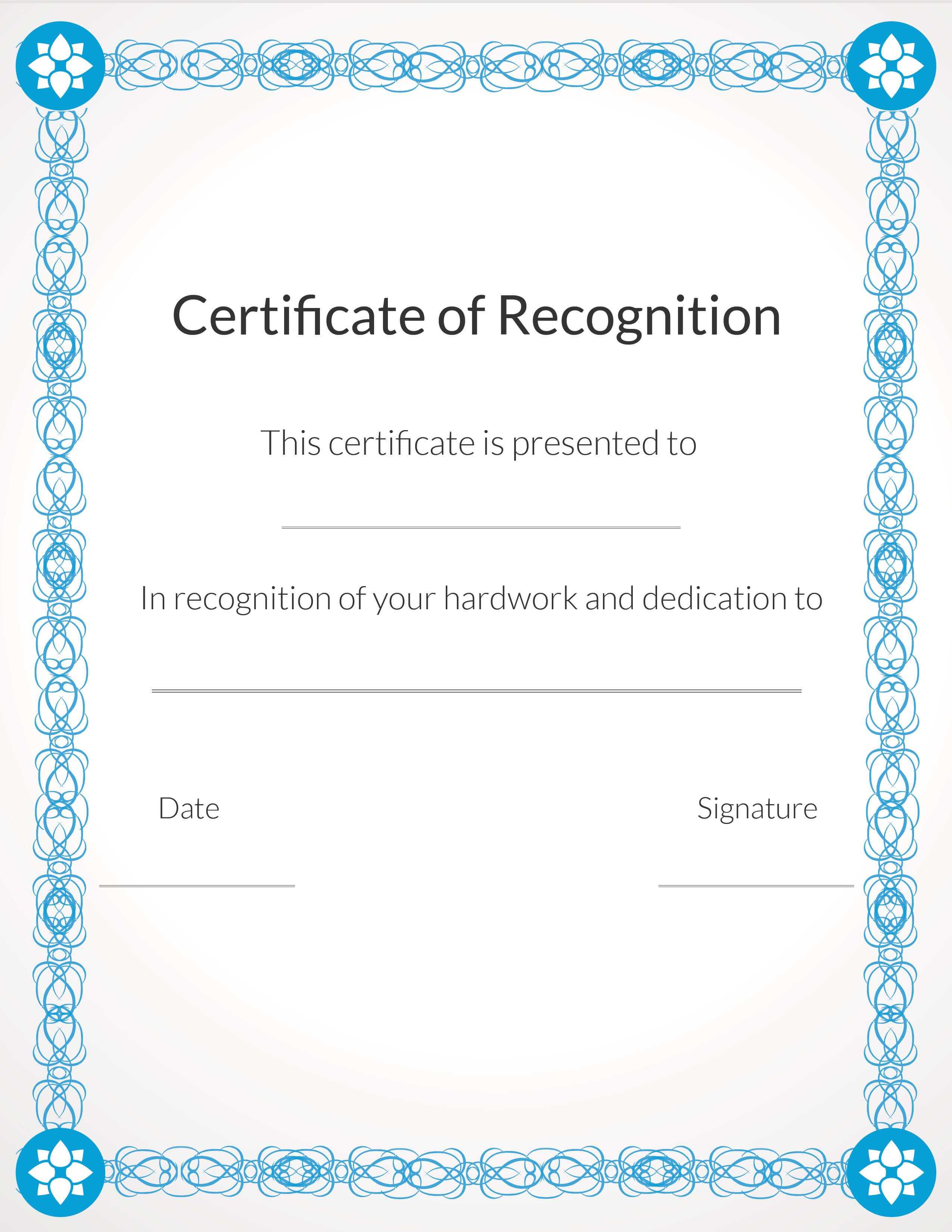 Free, Printable Volunteer Recognition And Appreciation In Volunteer Certificate Template