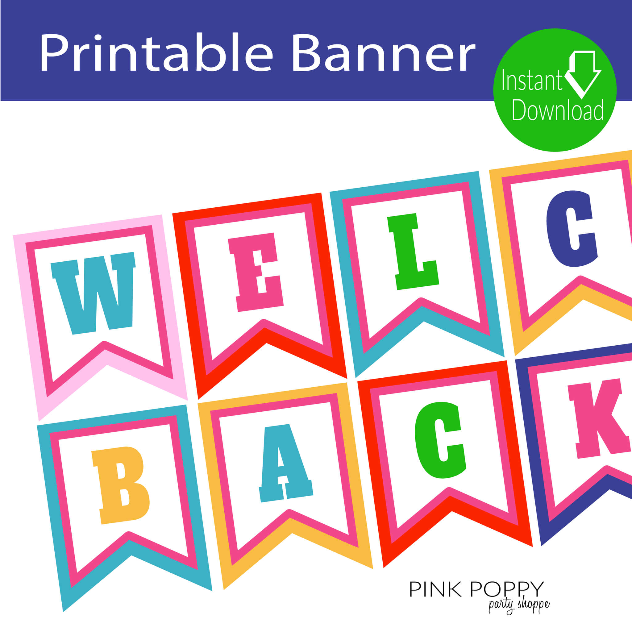 Free Printables} Welcome Back Banner | Welcome Back Banner Inside Welcome Banner Template