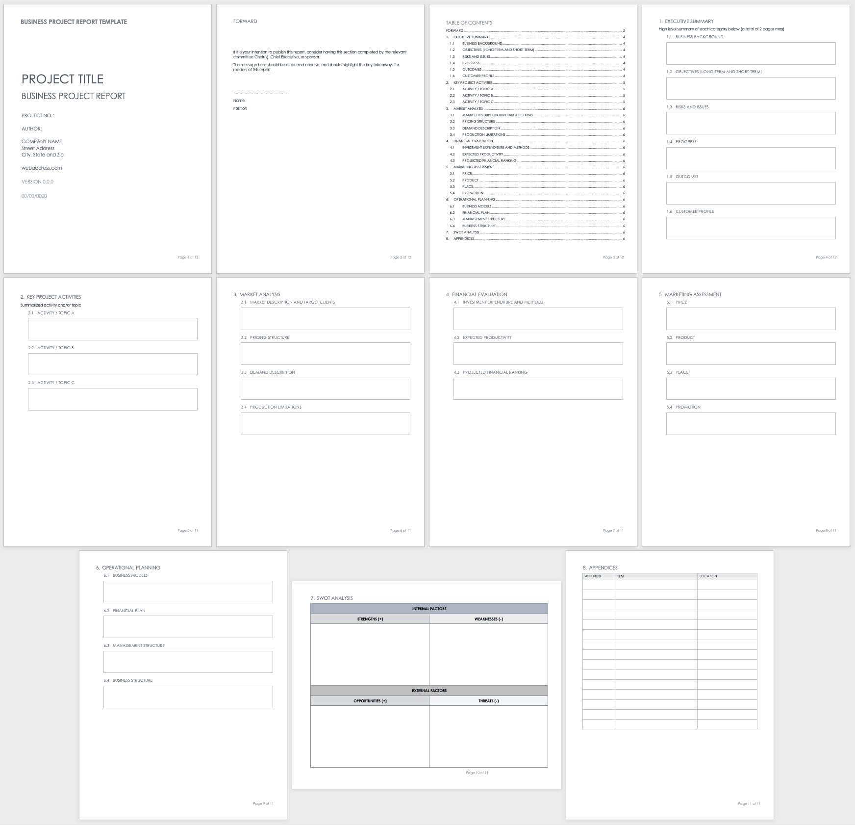 Free Project Report Templates | Smartsheet For Activity Report Template Word