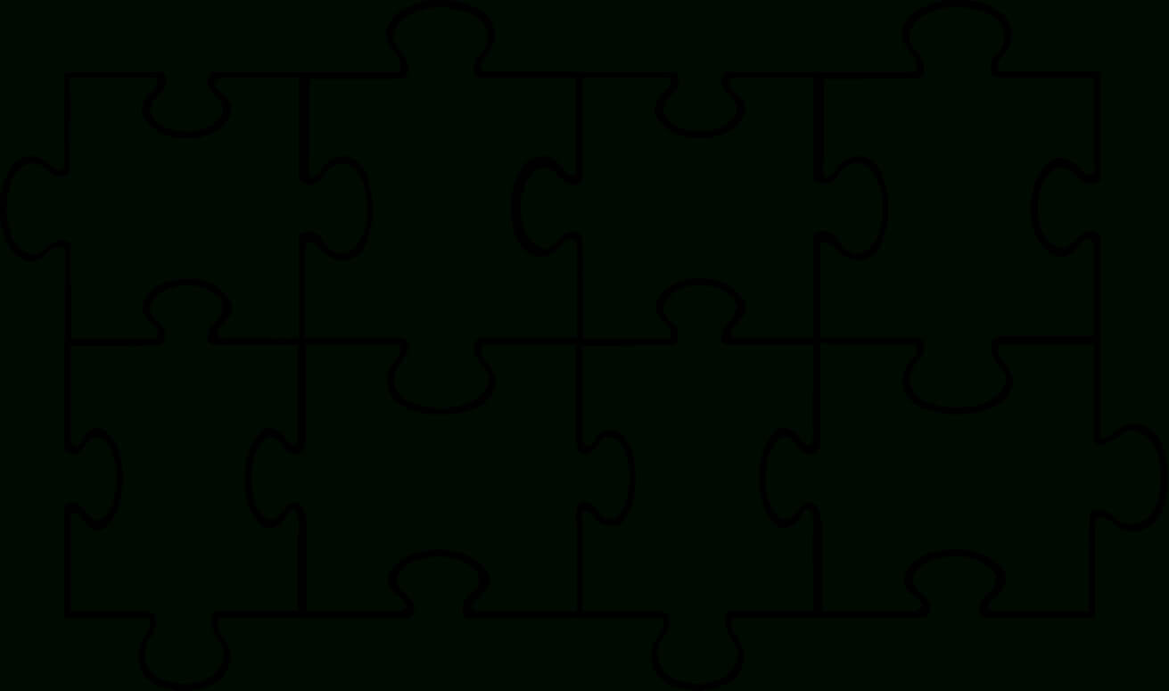 Free Puzzle Pieces Template, Download Free Clip Art, Free In Blank Jigsaw Piece Template