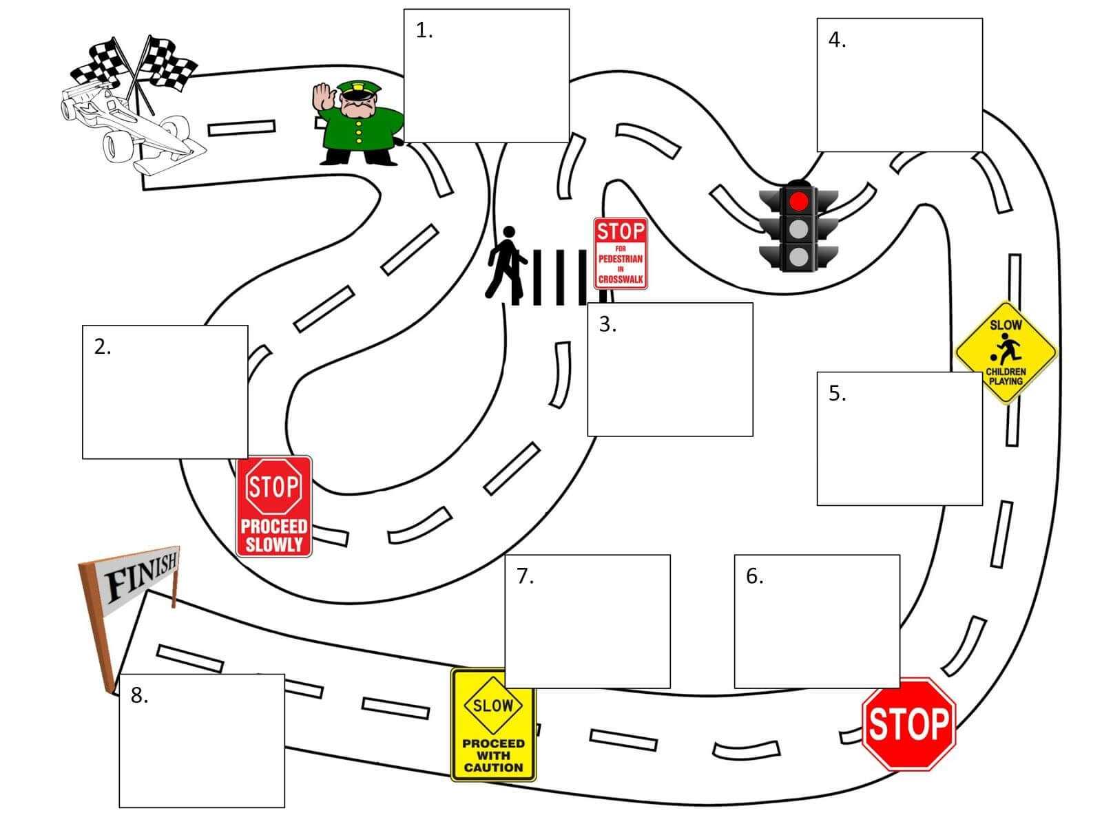 Free Reading Road Map Printable. Customizable And Easy To Regarding Blank Road Map Template