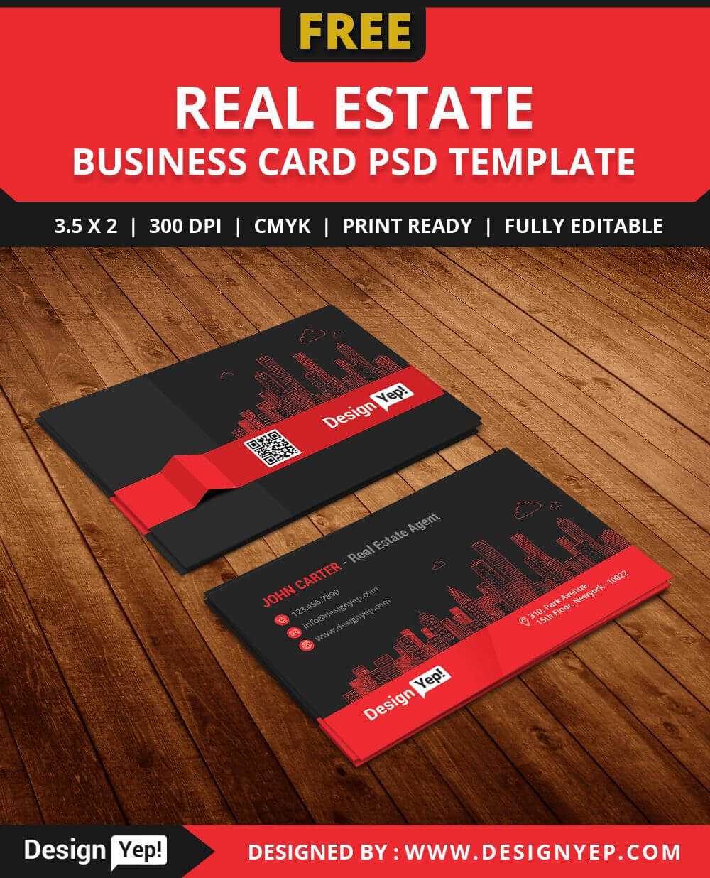 Free Real Estate Agent Business Card Template Psd | Business Intended For Real Estate Agent Business Card Template