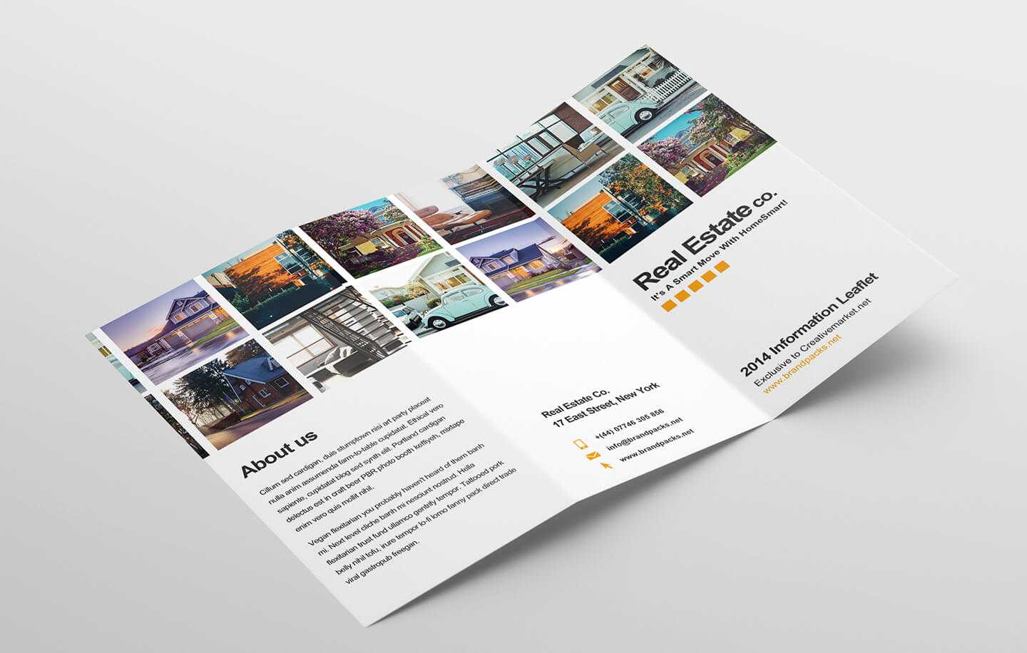 Free Real Estate Trifold Brochure Template In Psd, Ai Regarding Real Estate Brochure Templates Psd Free Download