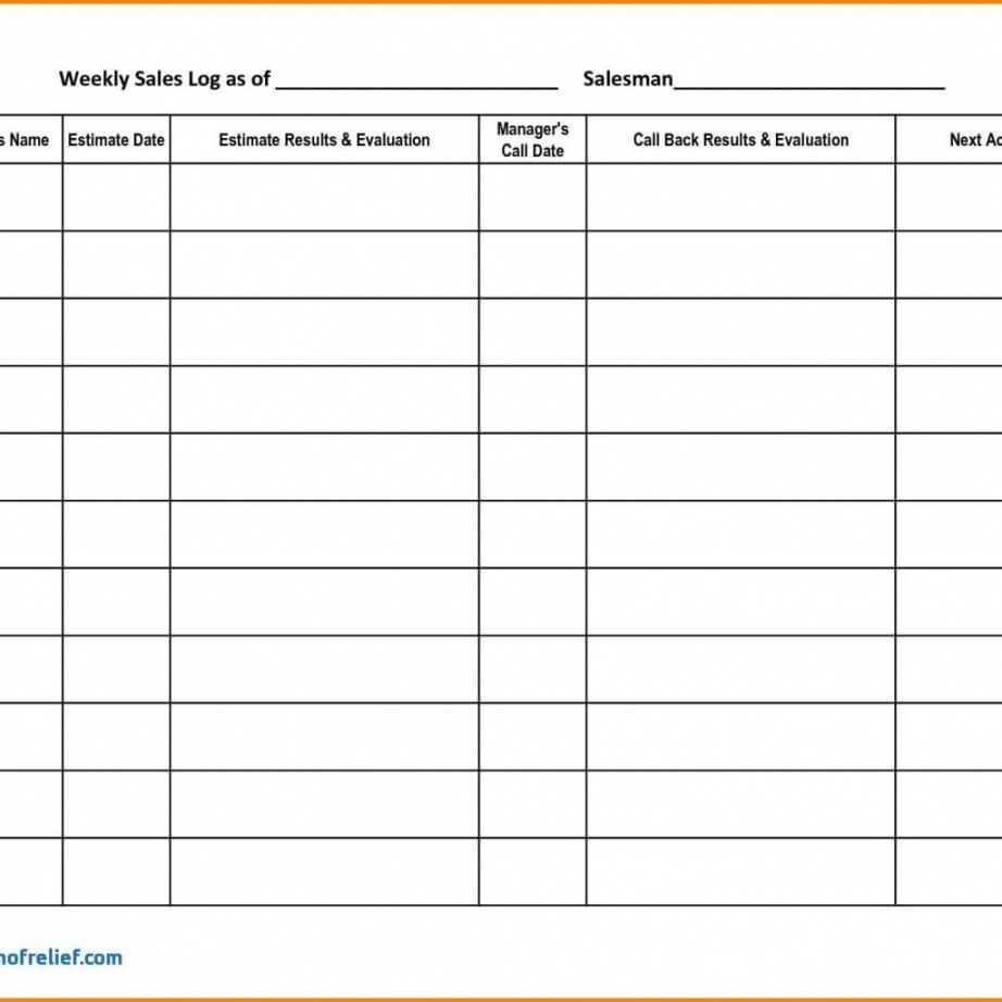 Free Sales Call Sheet Template Sales Call Report Sheet Forms Within Sales Rep Call Report Template
