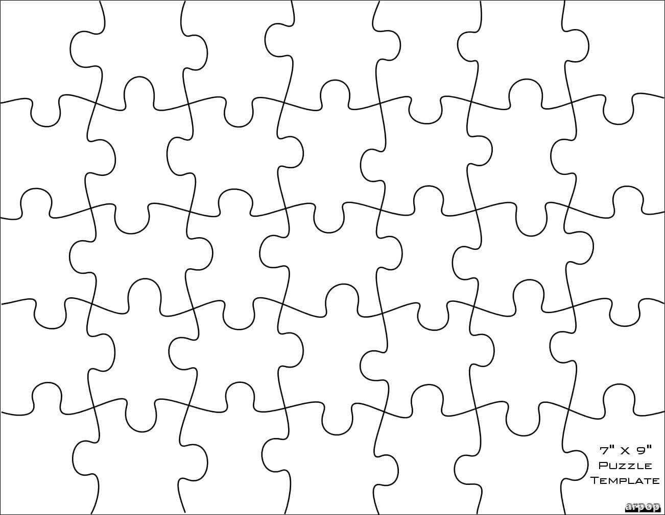 Free Scroll Saw Patternsarpop: Jigsaw Puzzle Templates For Jigsaw Puzzle Template For Word