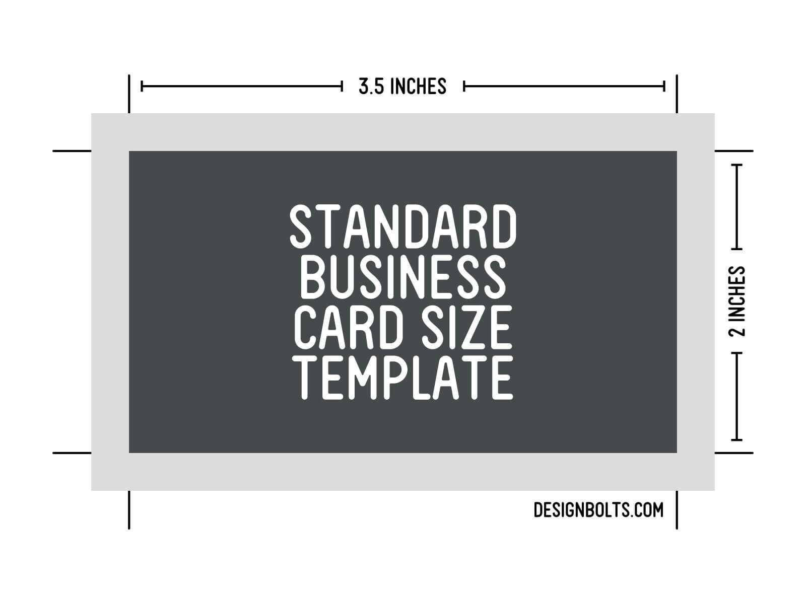 Free Standard Business Card Size, Letterhead & Envelop Sizes In Business Card Size Template Photoshop