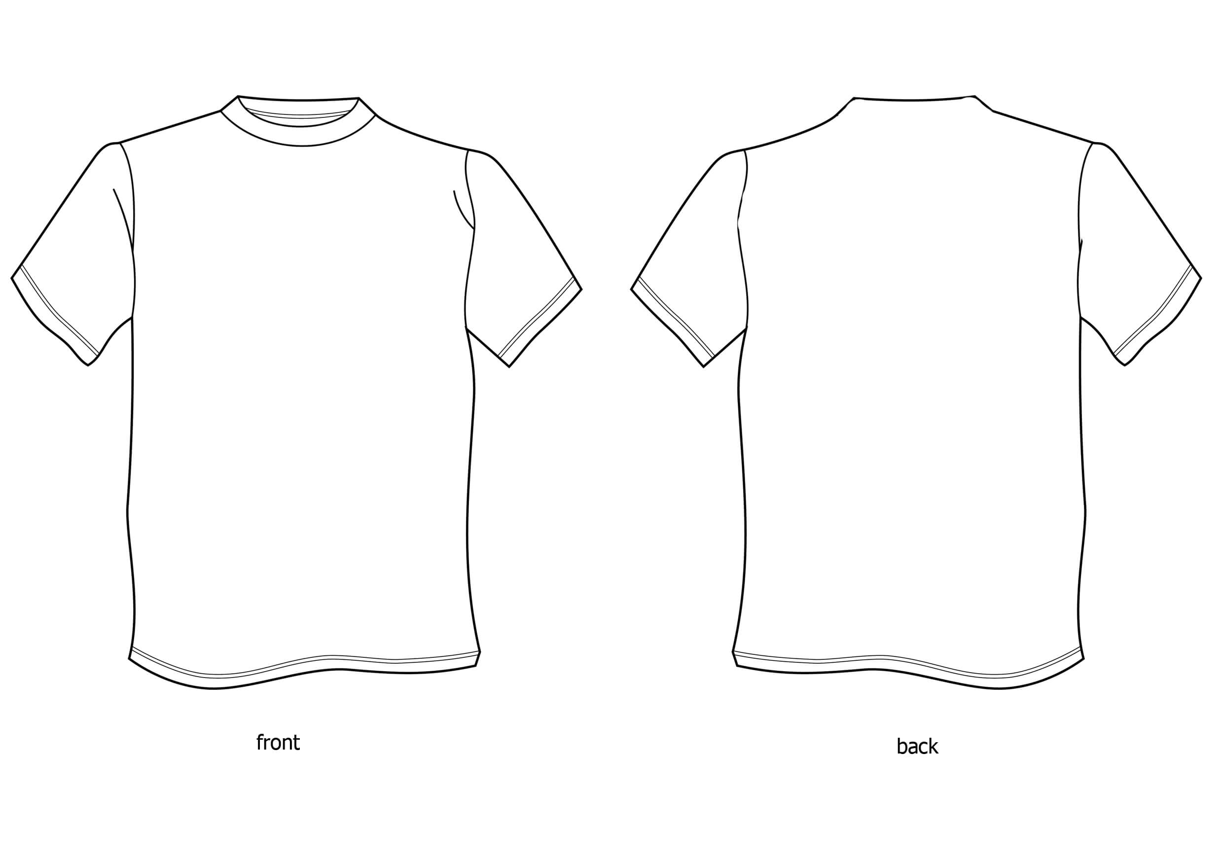 Free T Shirt Template, Download Free Clip Art, Free Clip Art With Blank T Shirt Design Template Psd