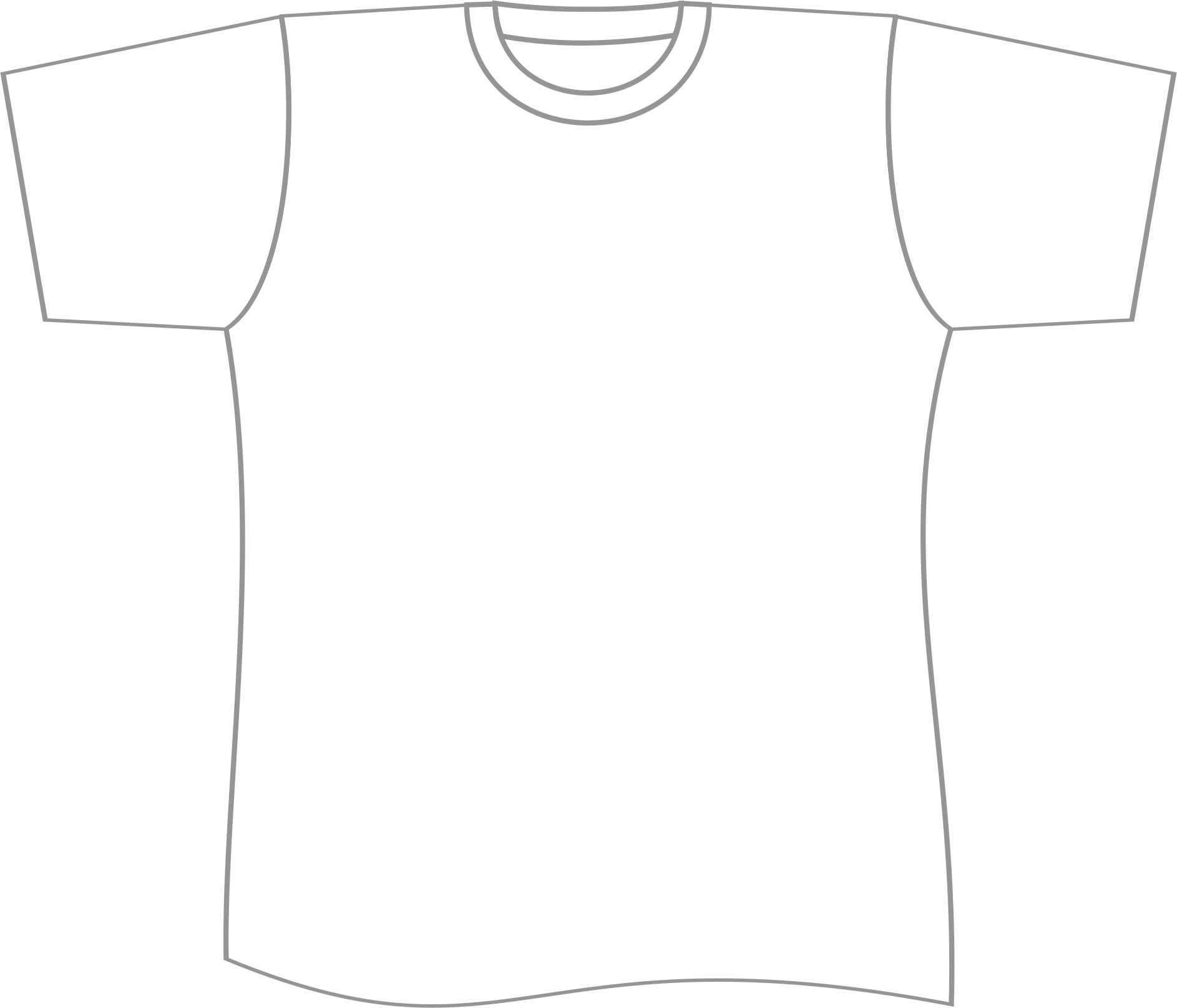 Free T Shirt Template Printable, Download Free Clip Art With Blank Tshirt Template Pdf