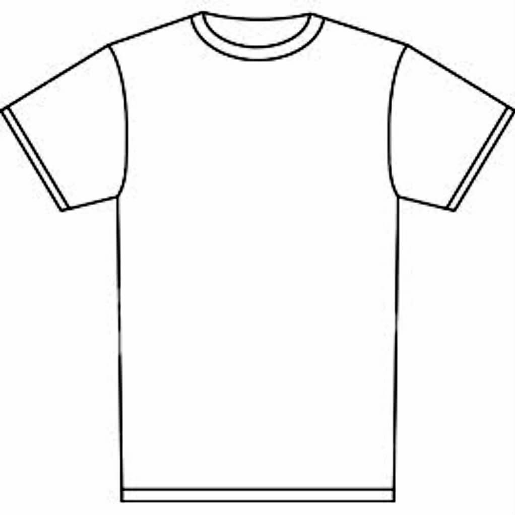 Free T Shirt Template Printable, Download Free Clip Art With Regard To Blank T Shirt Outline Template