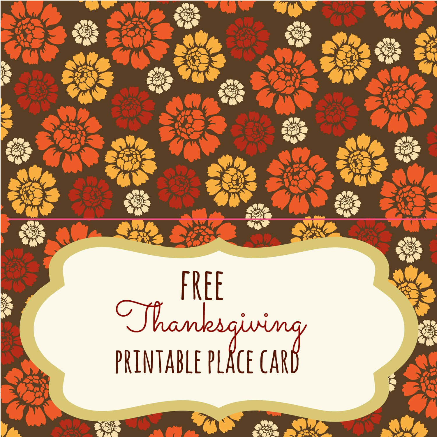 Free Thanksgiving Printables – Frugal Fanatic Pertaining To Thanksgiving Place Card Templates