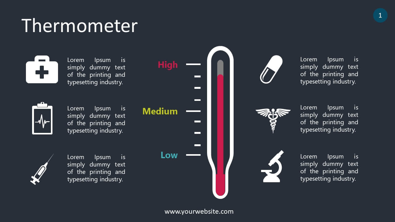 Free Thermometer Lesson Slides Powerpoint Template – Designhooks With Regard To Thermometer Powerpoint Template