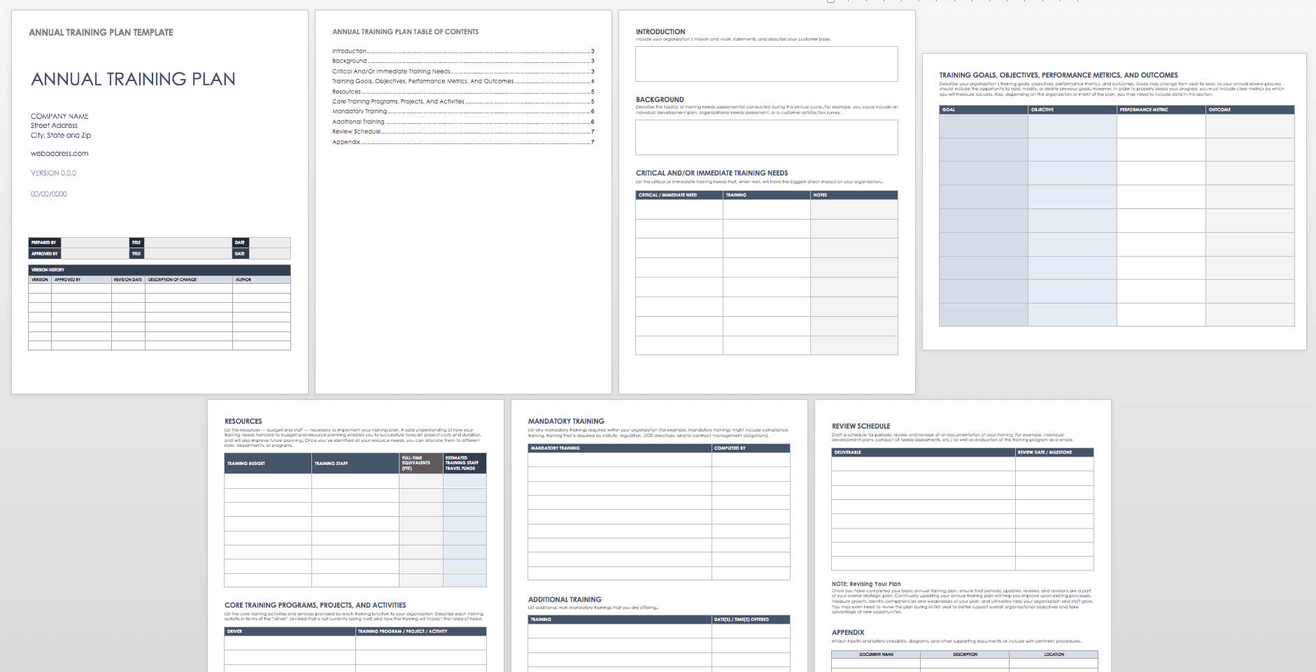 Free Training Plan Templates For Business Use | Smartsheet With Training Documentation Template Word