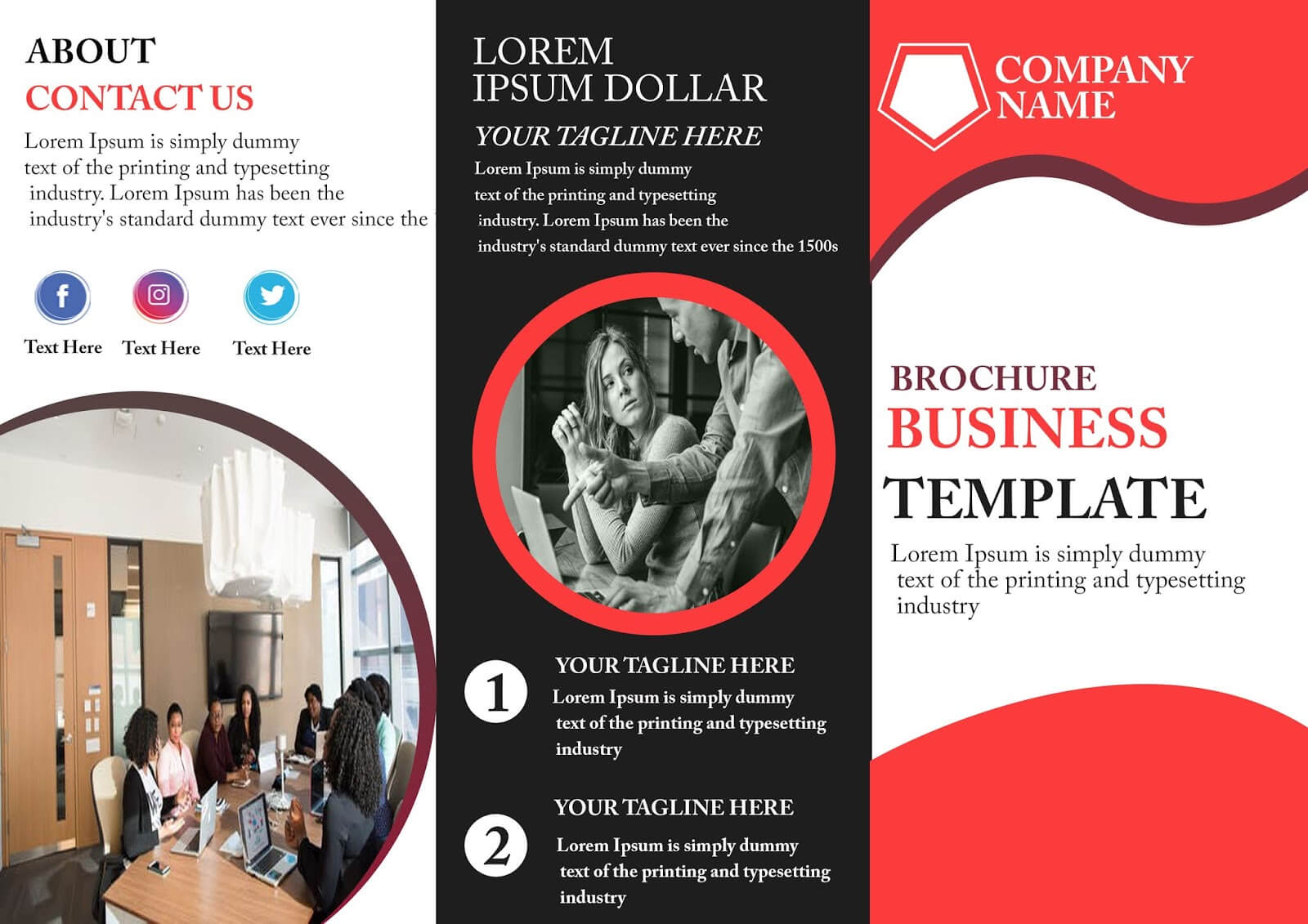 Free Tri Fold Brochure Template – Download Free Tri Fold Pertaining To Free Three Fold Brochure Template